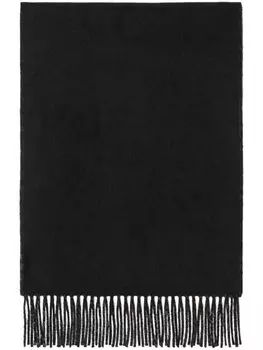 Burberry двусторонний кашемировый шарф в клетку, черный