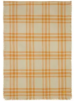 Burberry двусторонний клетчатый шарф, серый