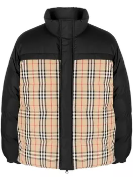 Burberry двусторонний пуховик, черный
