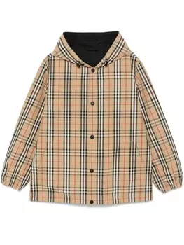 Burberry двусторонняя куртка в клетку Vintage-Check, коричневый