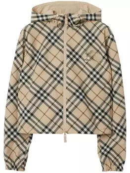 Burberry двусторонняя куртка в клетку Vintage Check, нейтральный цвет