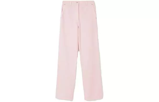 Burberry Джинсы женские SS23 светло-розовые красные