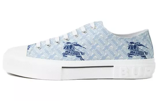 Burberry Equestrian Knight Low Top Blue