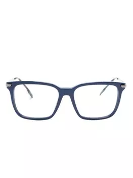 Burberry Eyewear очки Ellis в прямоугольной оправе, синий