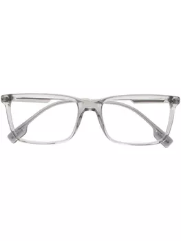 Burberry Eyewear очки трапециевидной формы, серый