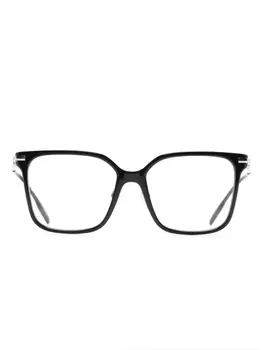 Burberry Eyewear очки в квадратной оправе с логотипом, черный