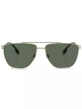 Burberry Eyewear солнцезащитные очки-пилоты Blaine, золотистый