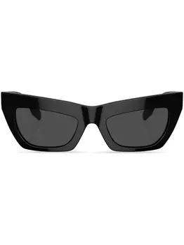 Burberry Eyewear солнцезащитные очки с логотипом TB, черный