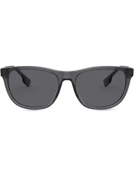 Burberry Eyewear солнцезащитные очки в квадратной оправе, серый