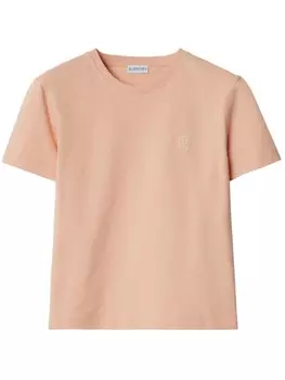 Burberry футболка Boxy, розовый