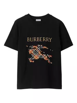 Burberry футболка Cross Stitch EKD, черный