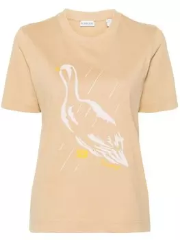 Burberry футболка Duck, нейтральный цвет
