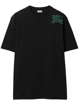 Burberry футболка Equestrian Knight, черный