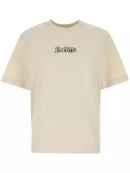 Burberry футболка с логотипом, нейтральный цвет