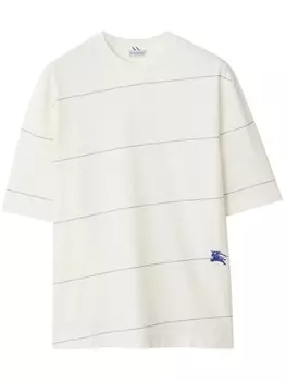 Burberry футболка в полоску, белый