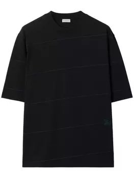 Burberry футболка в полоску, черный