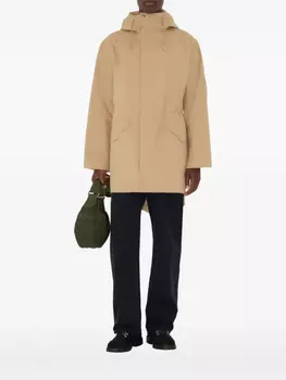 Burberry габардиновая парка, нейтральный