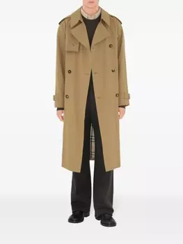 Burberry габардиновый тренч, нейтральный цвет