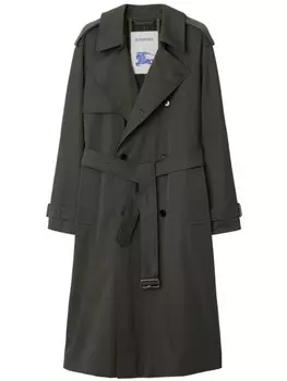 Burberry габардиновый тренч, серый