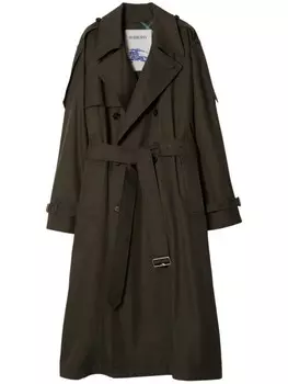 Burberry габардиновый тренч Short Castleford, коричневый
