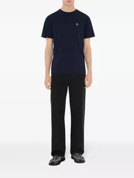 Burberry хлопковая футболка, синий