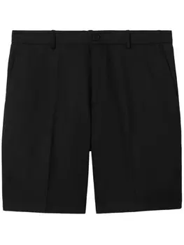 Burberry хлопковые шорты, черный