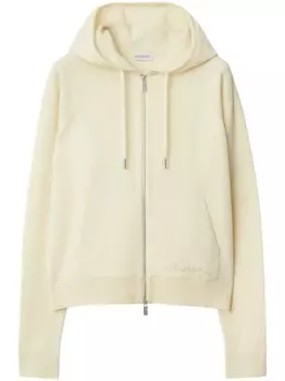 Burberry худи на молнии, нейтральный