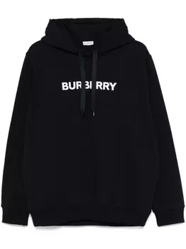 Burberry худи с логотипом, черный