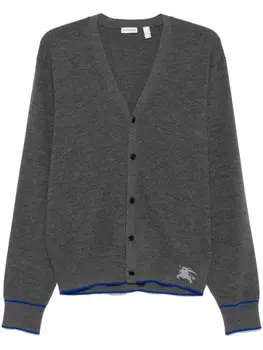 Burberry кардиган Equestrian Knight, серый