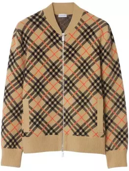 Burberry кардиган в клетку Burberry Check, коричневый