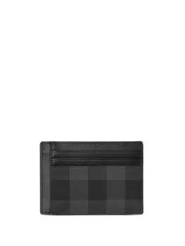 Burberry картхолдер с зажимом для банкнот, серый