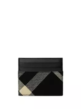 Burberry картхолдер Tall в клетку, черный