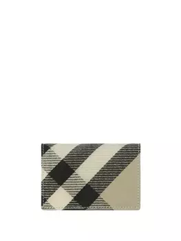 Burberry картхолдер в клетку, нейтральный цвет
