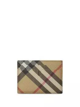 Burberry картхолдер в клетку Nova Check, нейтральный цвет