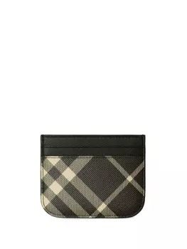 Burberry картхолдер в клетку Vintage Check, черный