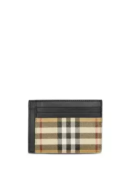 Burberry картхолдер в клетку Vintage Check, нейтральный цвет