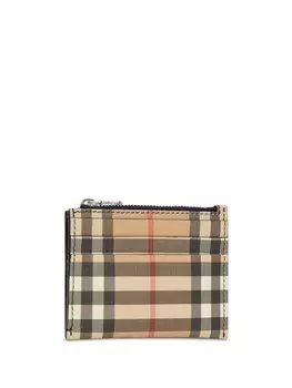 Burberry картхолдер в клетку Vintage Check, нейтральный цвет