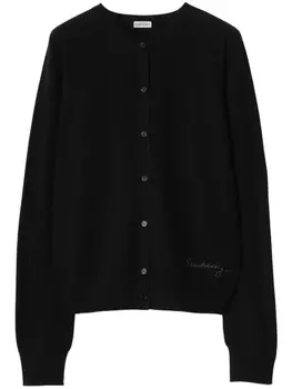 Burberry кашемировый кардиган, черный