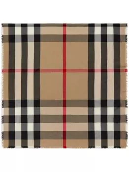 Burberry кашемировый шарф в клетку House Check, нейтральный цвет
