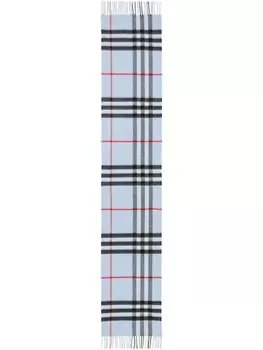 Burberry кашемировый шарф в клетку, синий