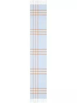 Burberry кашемировый шарф в клетку, синий