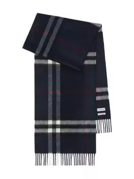 Burberry кашемировый шарф в клетку, синий