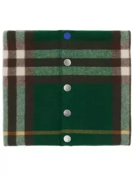 Burberry кашемировый шарф в клетку, зеленый
