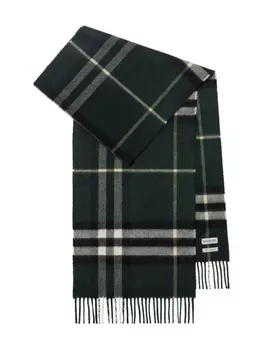 Burberry кашемировый шарф, зеленый