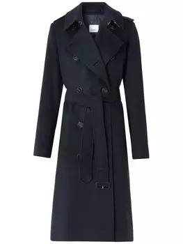Burberry кашемировый тренч Kensington, синий
