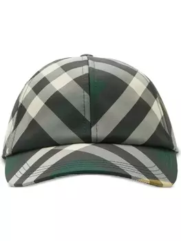 Burberry кепка в клетку, нейтральный цвет