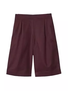 Burberry Kids брюки со складками, красный