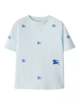Burberry Kids футболка EKD с круглым вырезом, синий