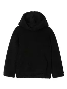 Burberry Kids худи с вышитым логотипом EKD, черный