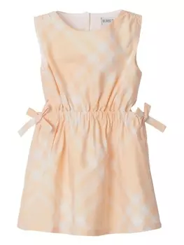 Burberry Kids платье в клетку, розовый